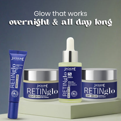 Jaquline USA Retin glo Under Eye Cream with Retinol & Vitamin E Dark Circles Fine Lines (15 ml)