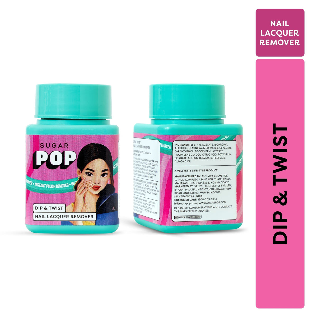 Dip & Twist Nail Lacquer Remover