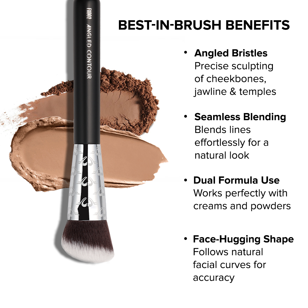 Academic Angled Contour Brush - FX002