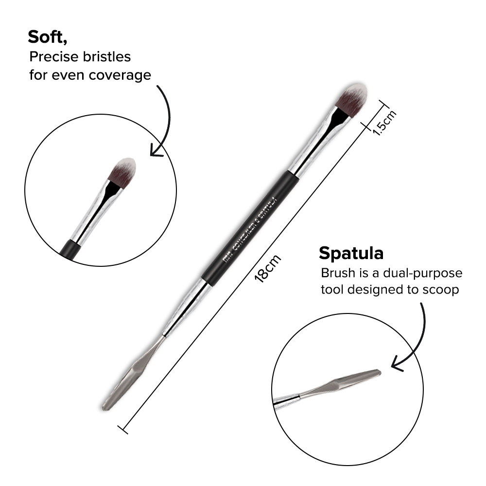Academic Concealer Brush + Spatula - FX040