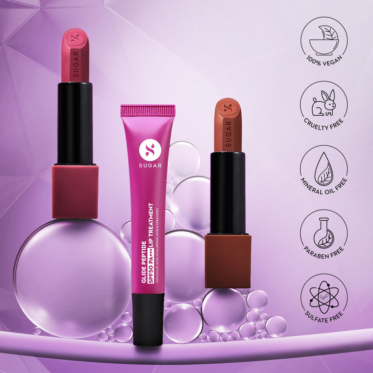 Glide Peptide SPF50 PA+++ Lip Treatment