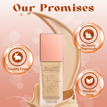 Jaquline USA Perfect Fix Hydrating Serum Foundation 30ml Golden Beige 03