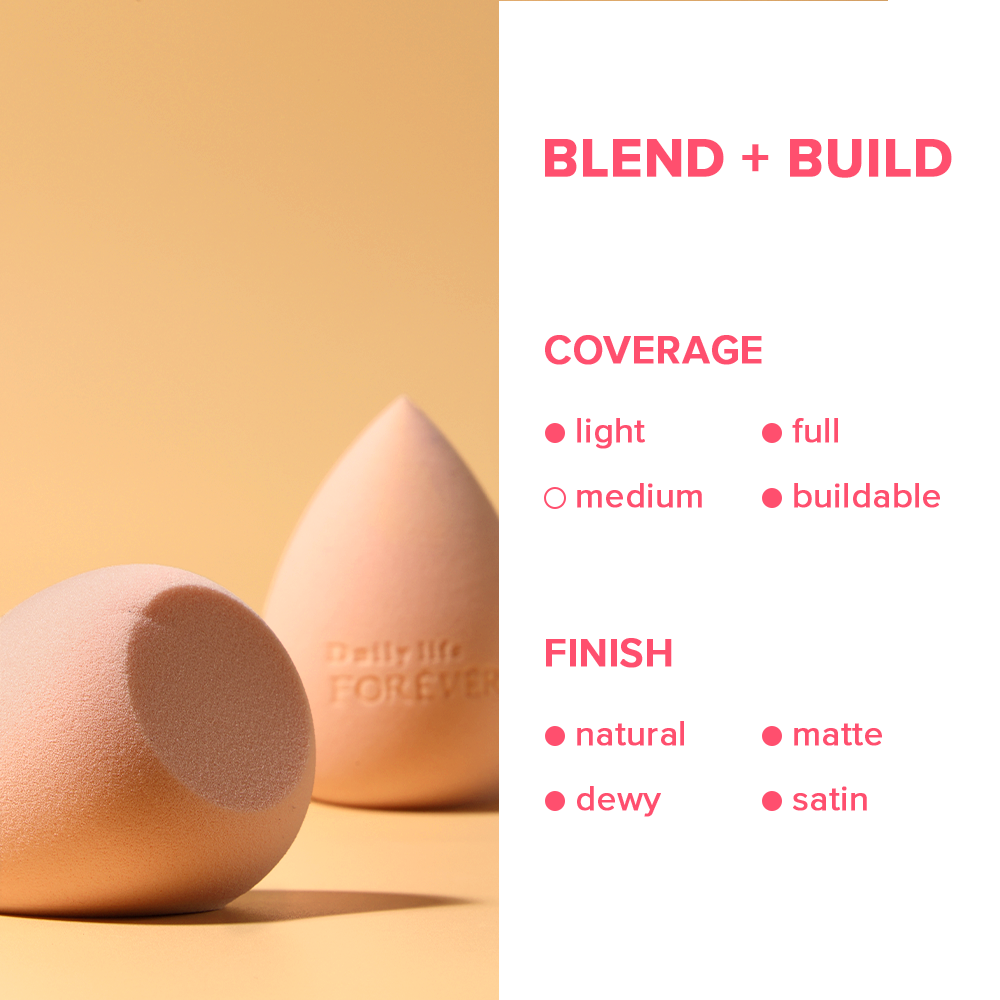 A Skin Like Blend Hybrid Sponge