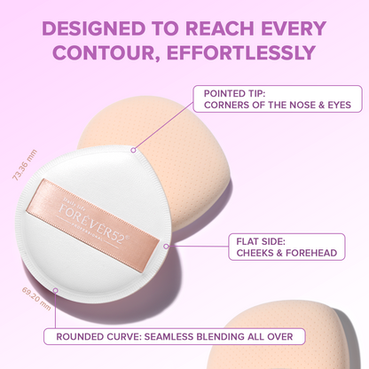 Skin-Like Blend Air-Soft Puff & Sponge