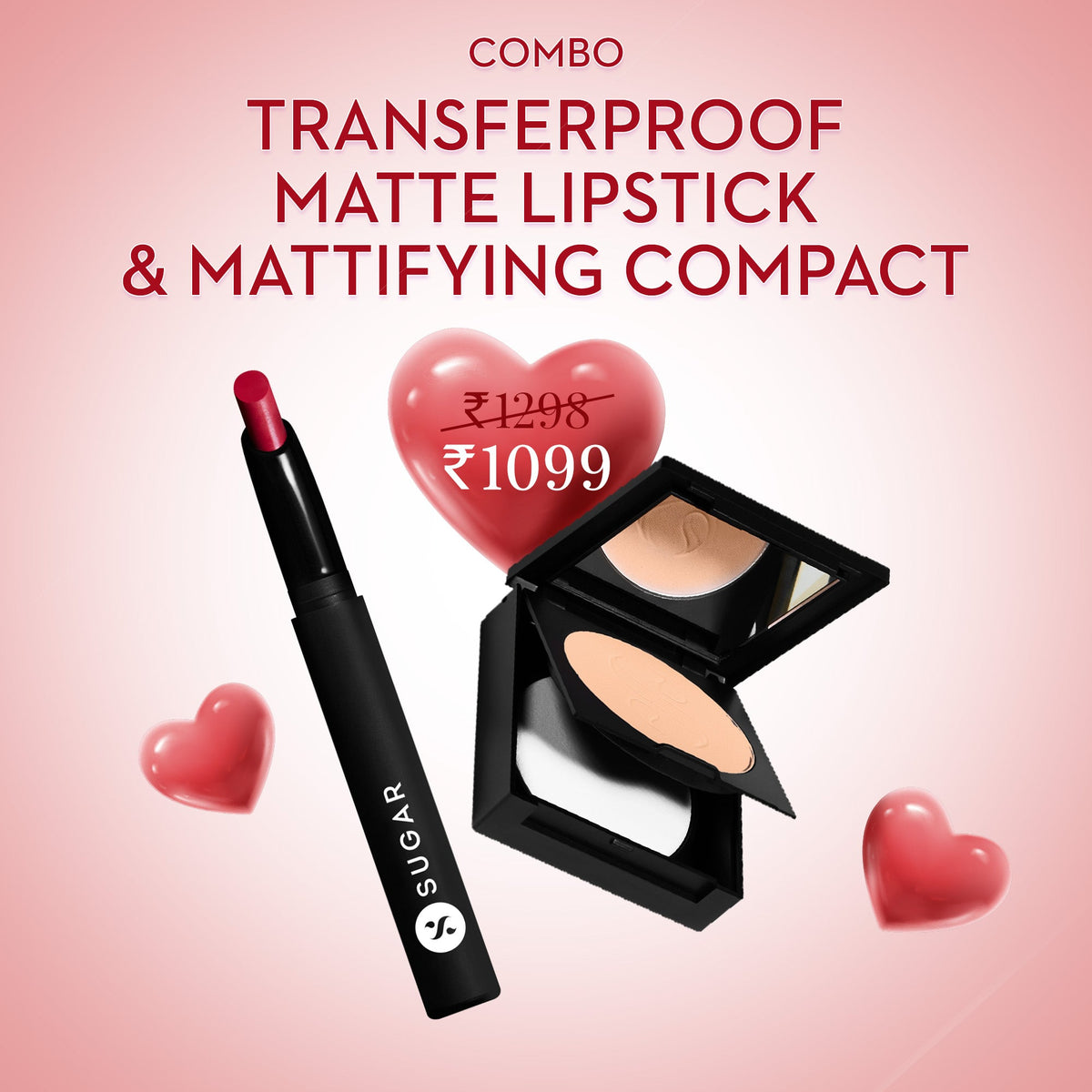 Matte Attack Transferproof Lipstick + Dream Cover SPF15 Mattifying Compact Powder
