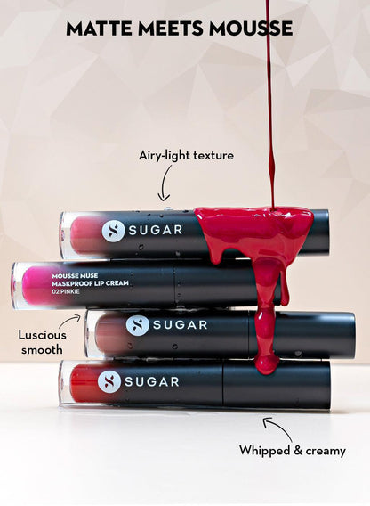 Mousse Muse Maskproof Lip Cream (01 Backlit Nude)