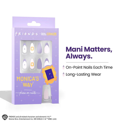 Craze Monica's Way Press On Nails
