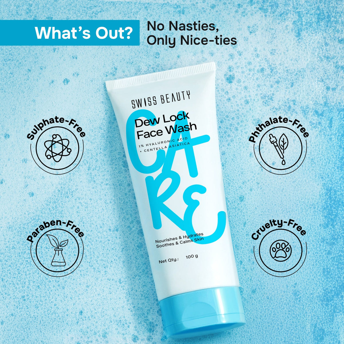 Care Dew Lock Face Wash