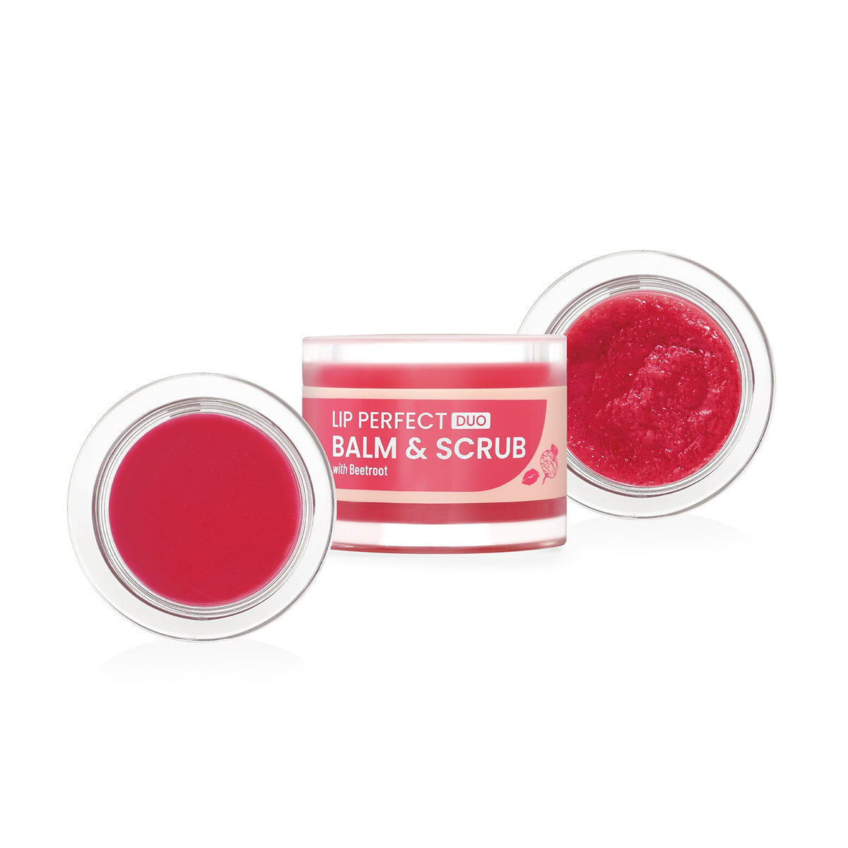 Lip Perfect Duo Balm & Scrub with Beetroot Extract