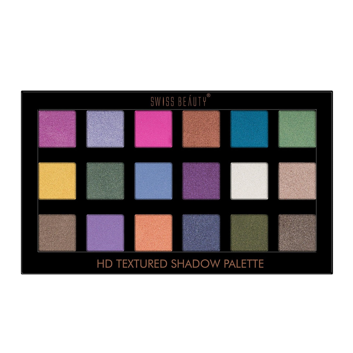 18 Color Eyeshadow Hd Textured