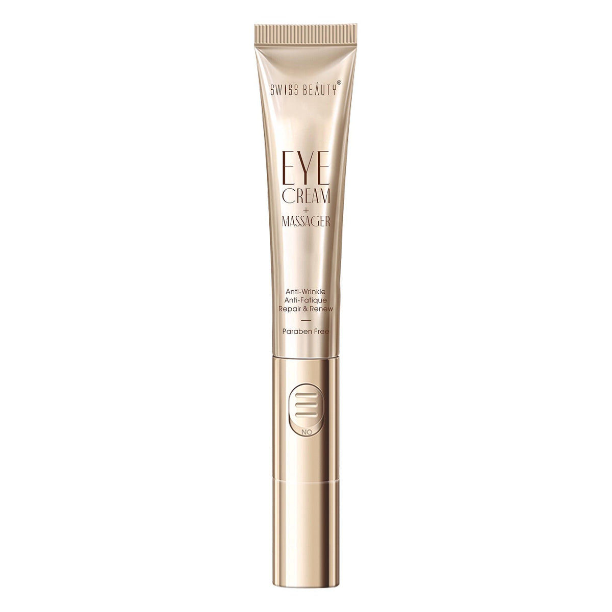 Anti Fatigue Eye Cream + Massager - Swiss Beauty