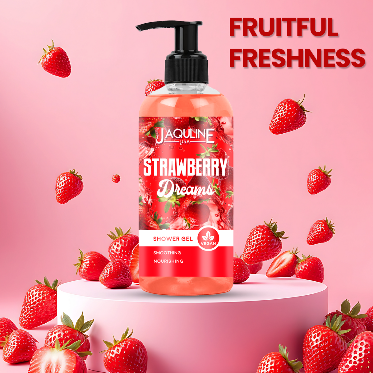 Jaquline USA Strawberry Dreams Shower Gel 250ml