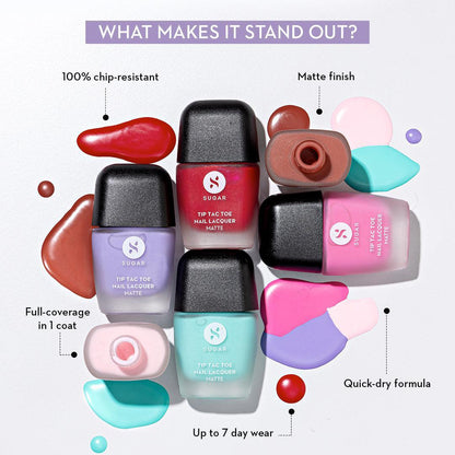 Tip Tac Toe Nail Lacquer Matte