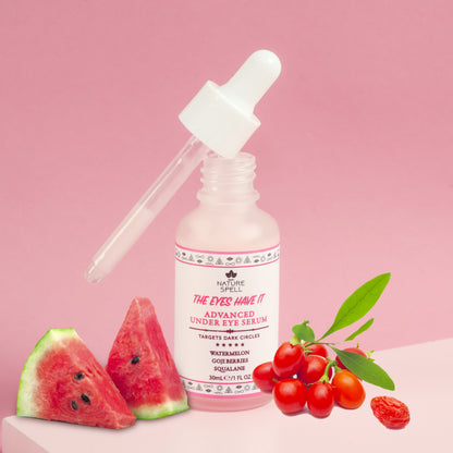 NATURE SPELL - THE EYES HAVE IT ADVANCED UNDER EYE SERUM WATERMELON GOJI BERRIES SQUALANE 30ML