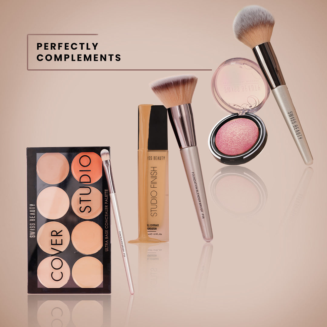 Professional Face & Eye Brush Set
