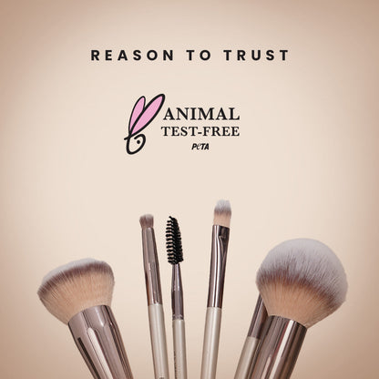 Professional Face & Eye Brush Set